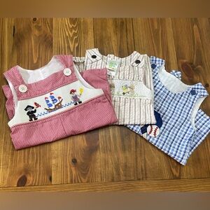 3 pc boys summer short-all set